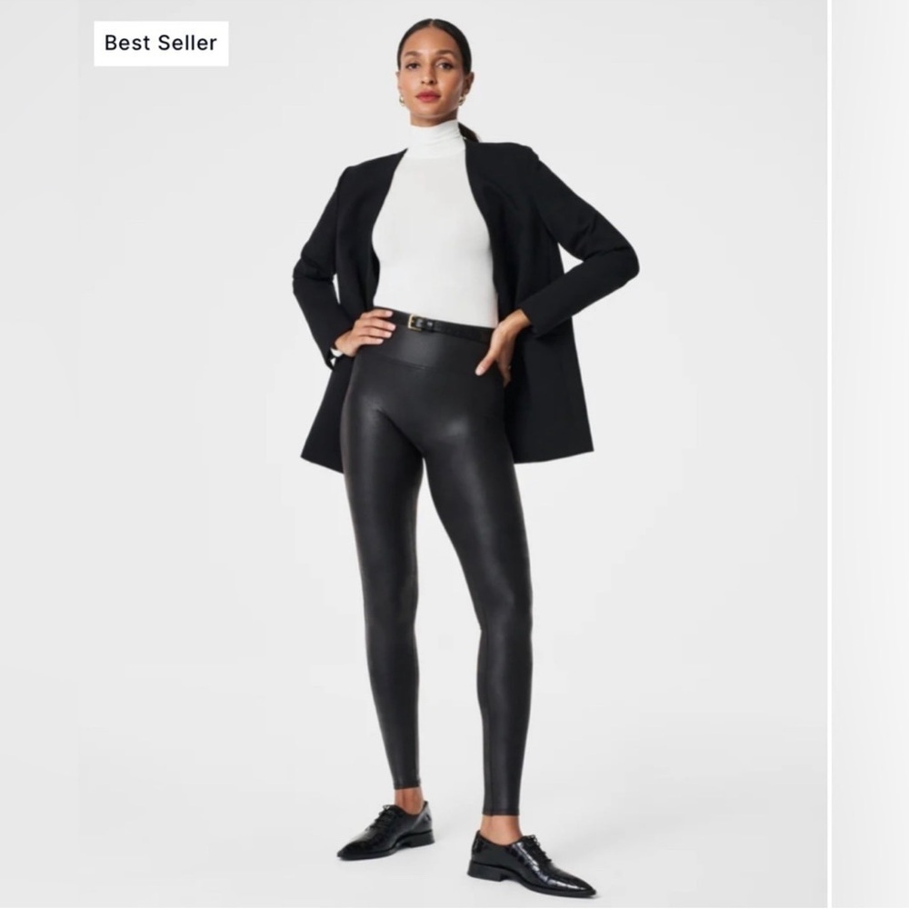 Spanx Faux Leather Leggings